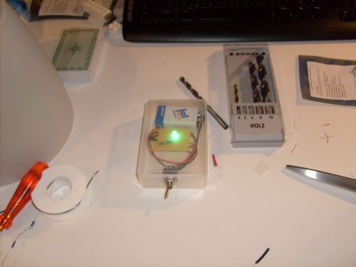 Und sie leuchtet immernoch...