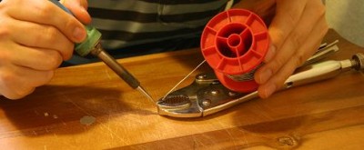 led´s verzinnen. weniger ist mehr, notfalls wieder absaugen.