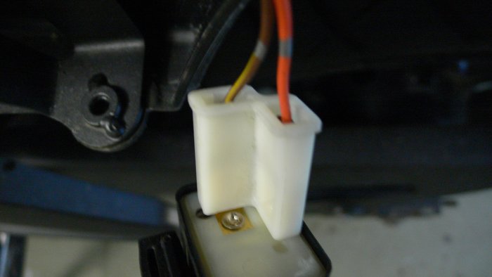 Kabel in's Relais, braun-gelb, orange