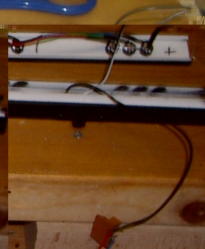 Leiste mit Schalter und Stecker