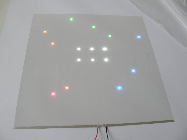 Transparent leitfähige LED Folie