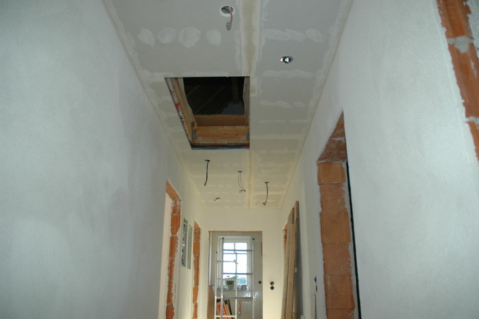Decke verspachteln