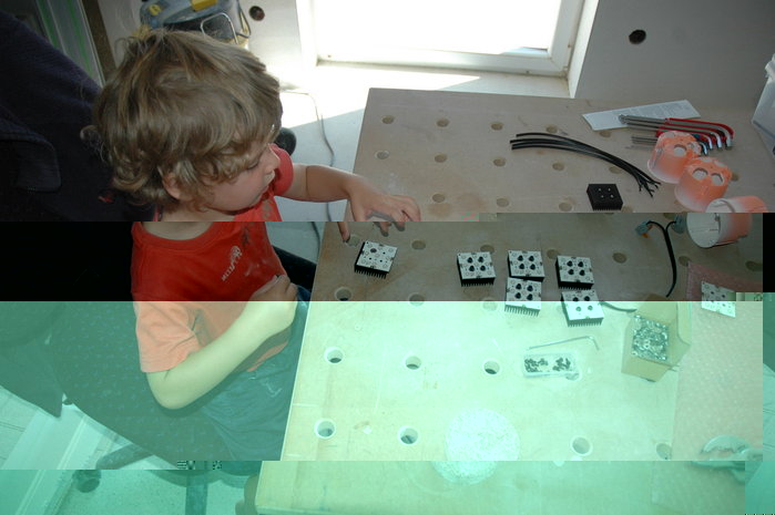 Mein kleinster (3) will mitmachen. ;-)