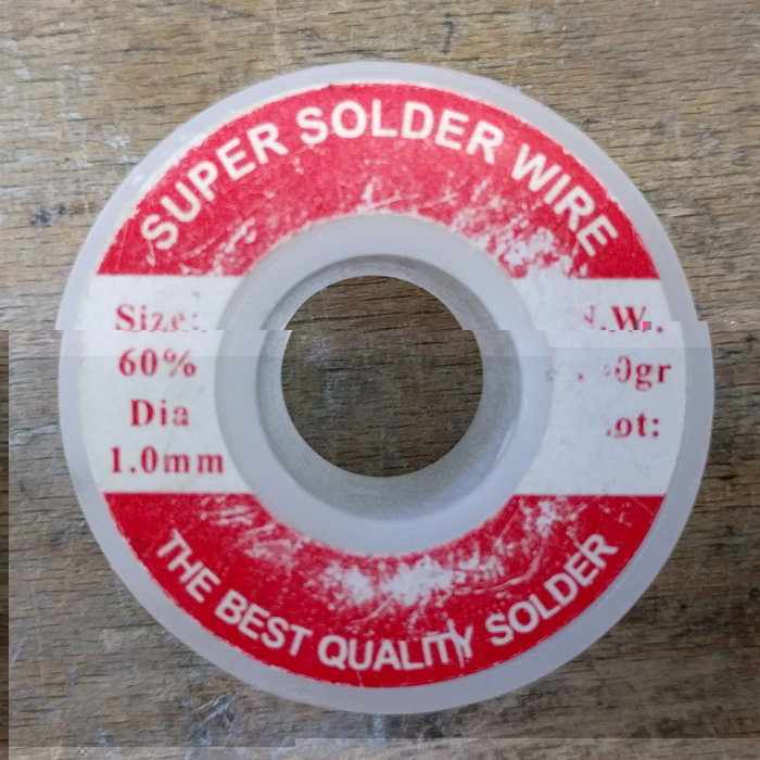 Unbekanntes Lötzinn "Super Solder Wire"